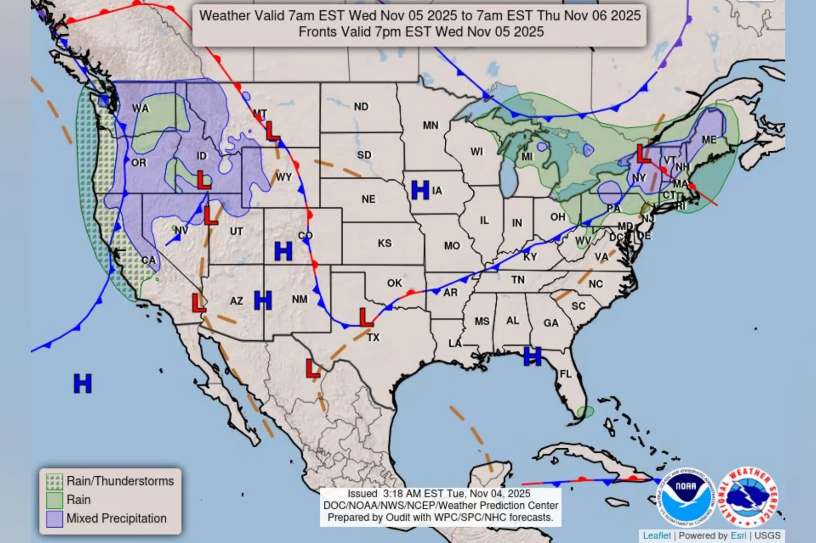 Atmospheric River Map Shows Impacts This Week - Newsweek