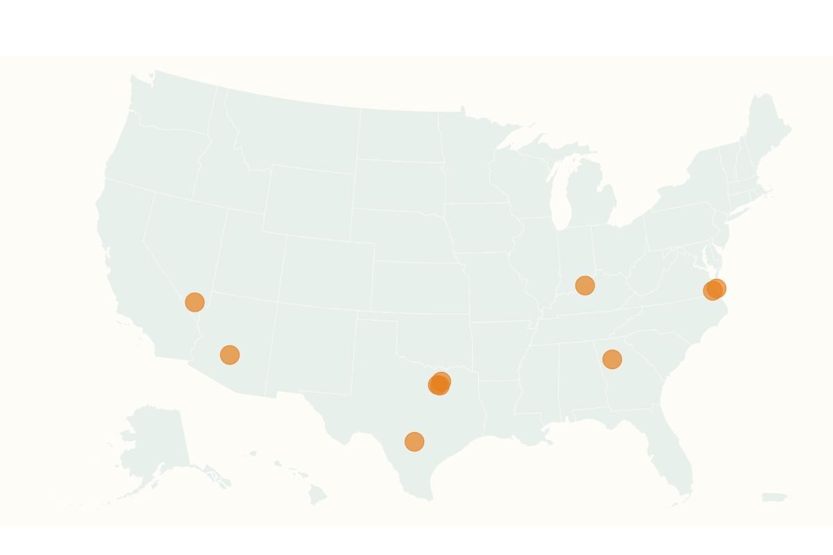 Map Shows Best Cities To Go to for Thanksgiving 2025
