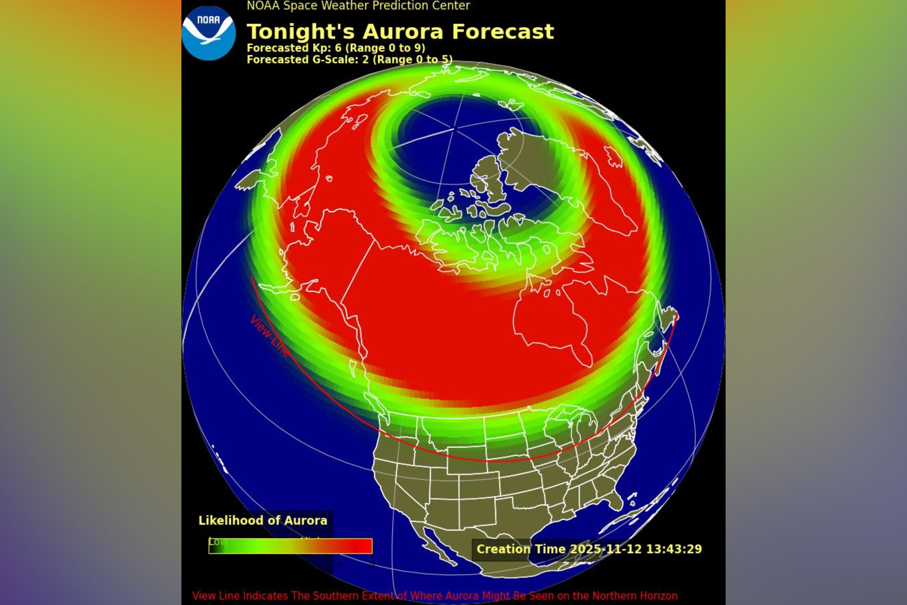 Amazing Northern Lights Show Forecast for Up to 17 States Tonight