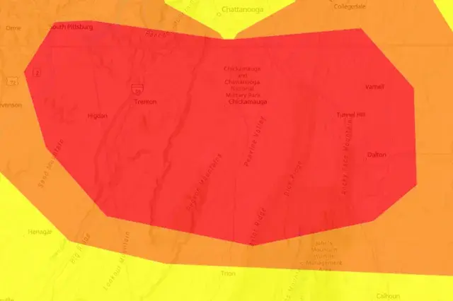 Thousands Advised To Remain Inside in Georgia, Alabama, Tennessee – Newsweek