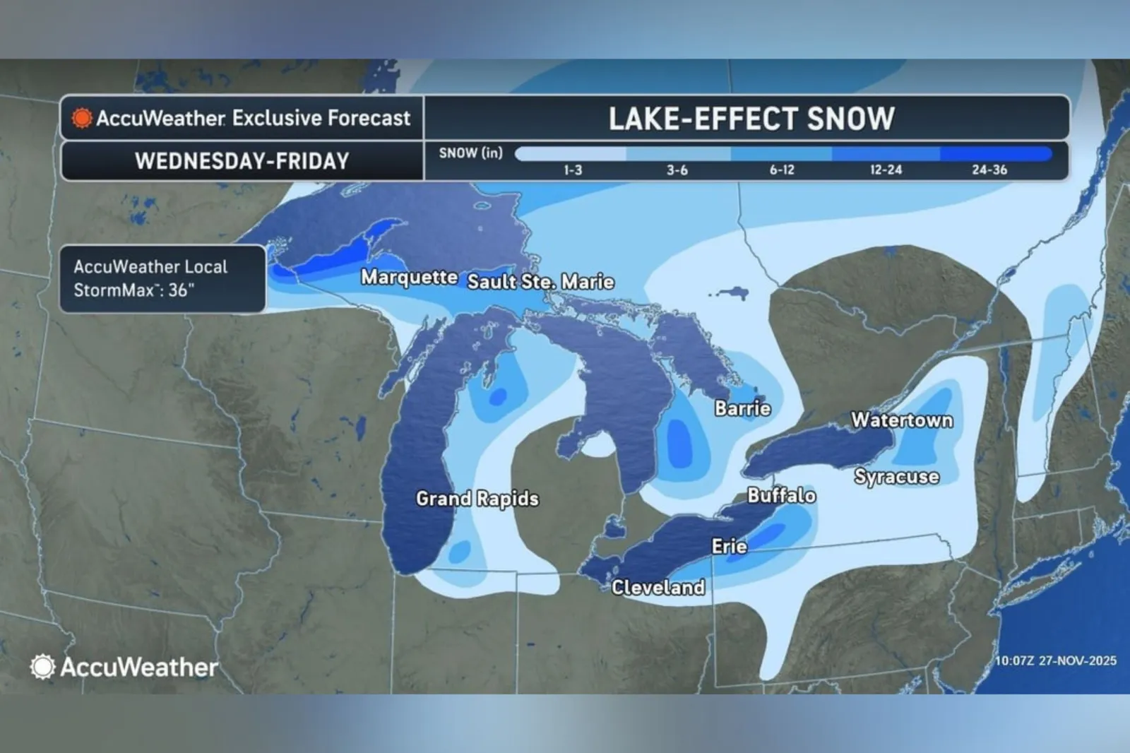 Thanksgiving winter storm live tracker, updates as heavy snow to hit ...