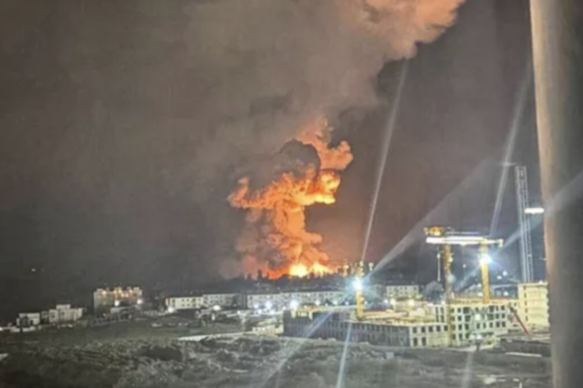 Ukraine Strikes Key Russian Oil Port at Heart of Kremlin's War Machine