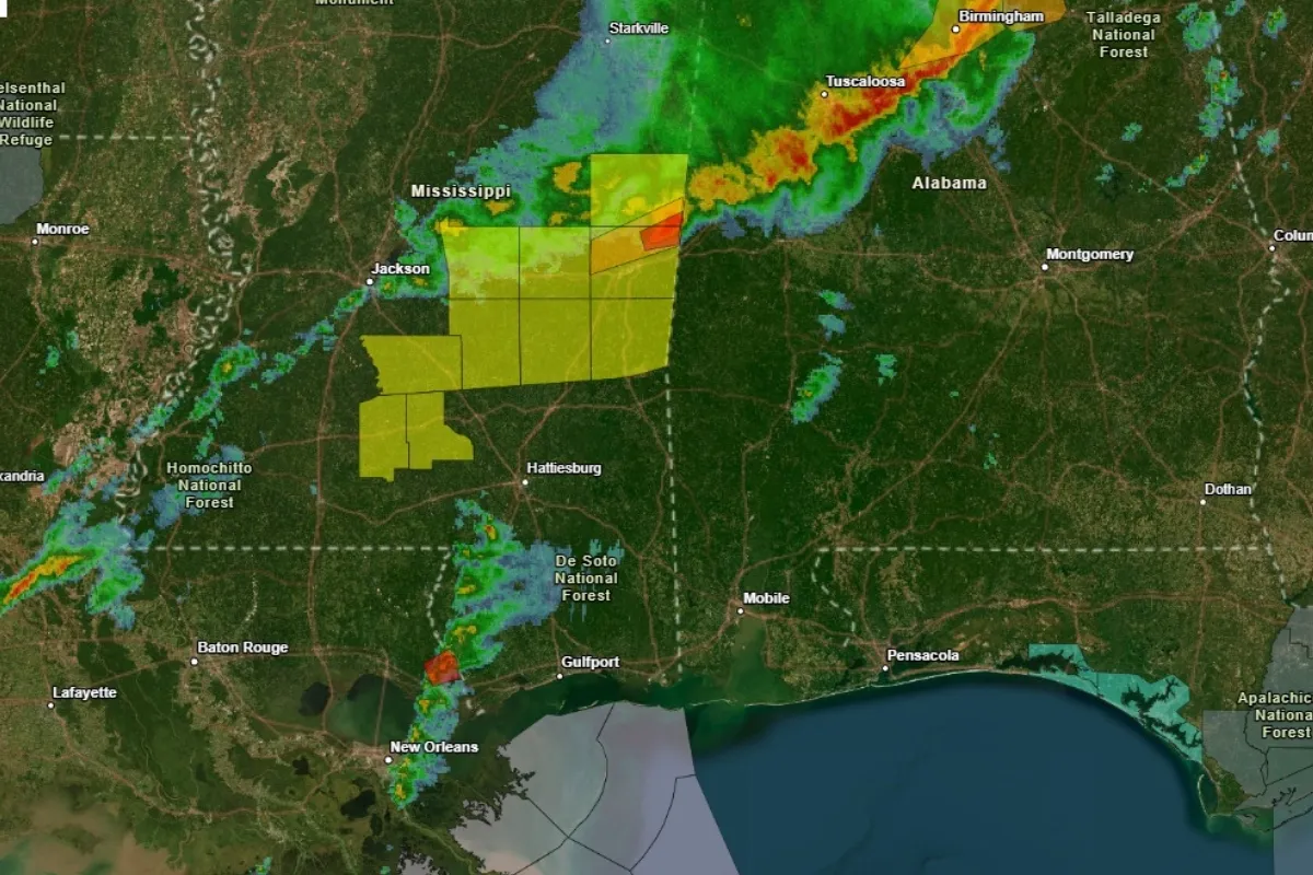 Urgent Tornado Warning Issued, Severe Storms Threaten Mississippi, Louisiana: Live Updates