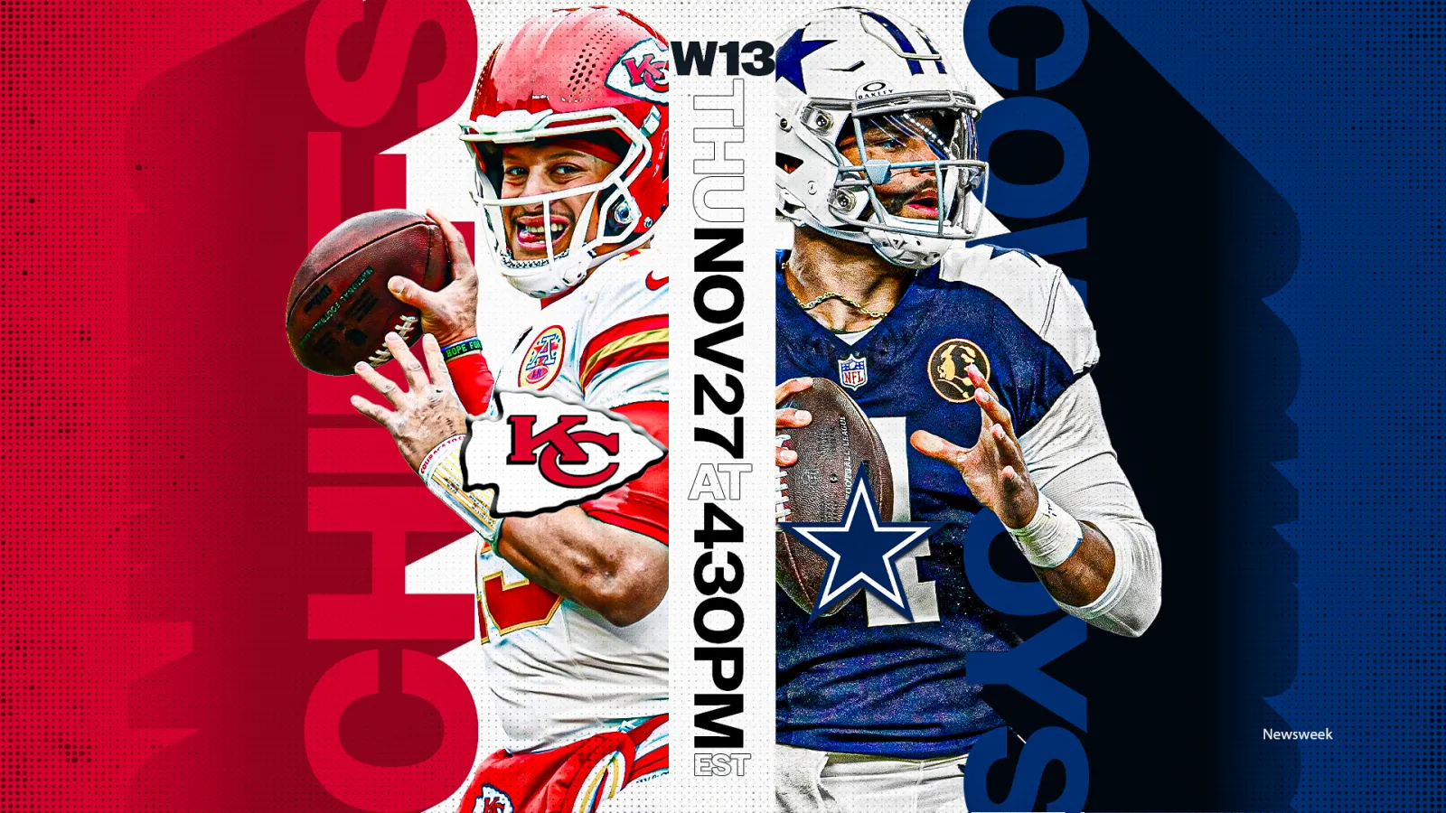 How to Watch Chiefs vs Cowboys: Live Stream NFL on Thanksgiving for Free, TV Channel