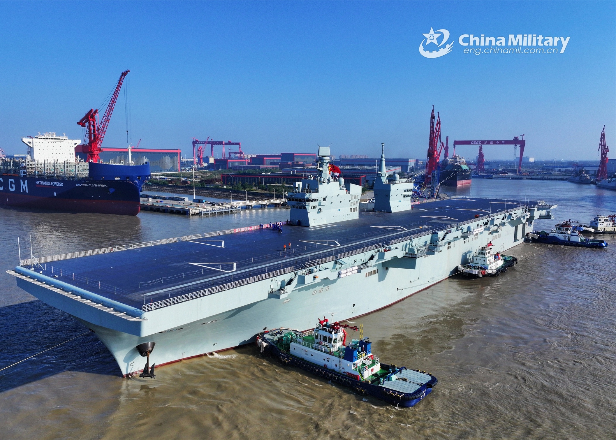 China's Military Gives Update on Next-Generation Amphibious Assault Ship