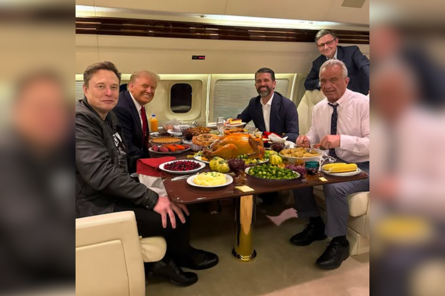 RFK Posts Thanksgiving Photo With Trump and Musk—but It’s Not What It Seems