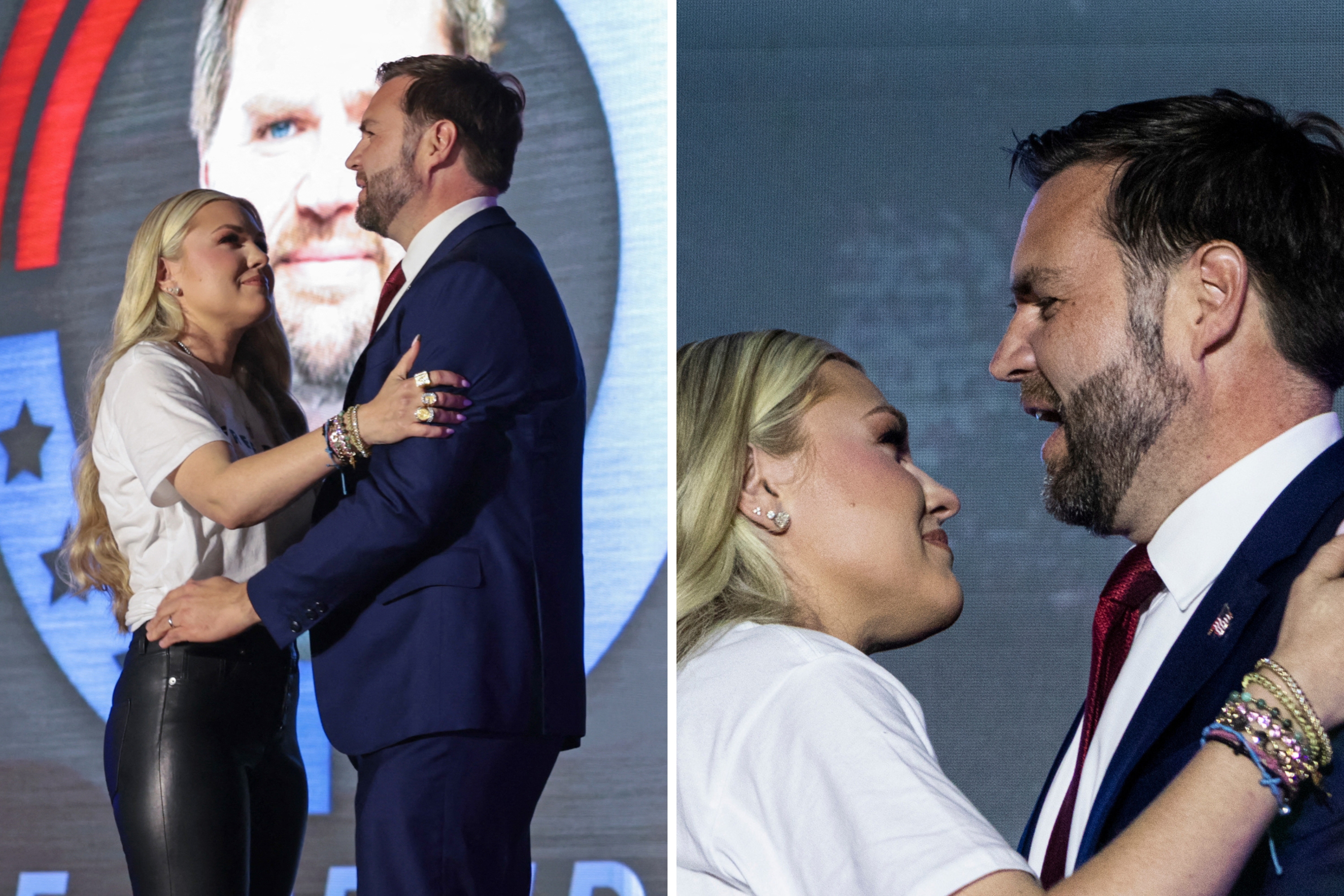 Erika Kirk Displays Charlie Kirk's Medal Of Freedom To Turning Point Staff