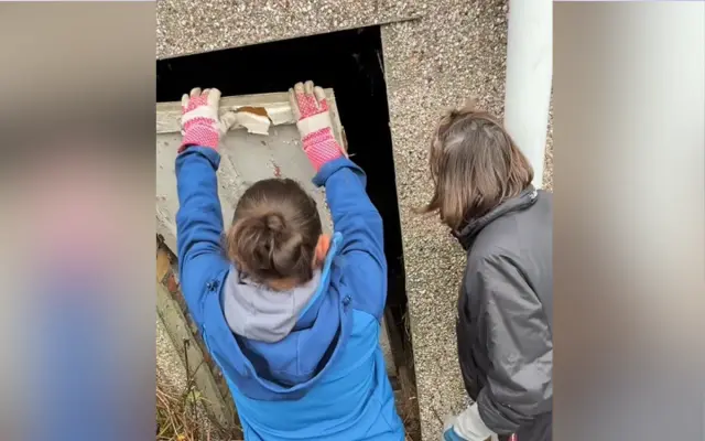 Nelly's secret door.