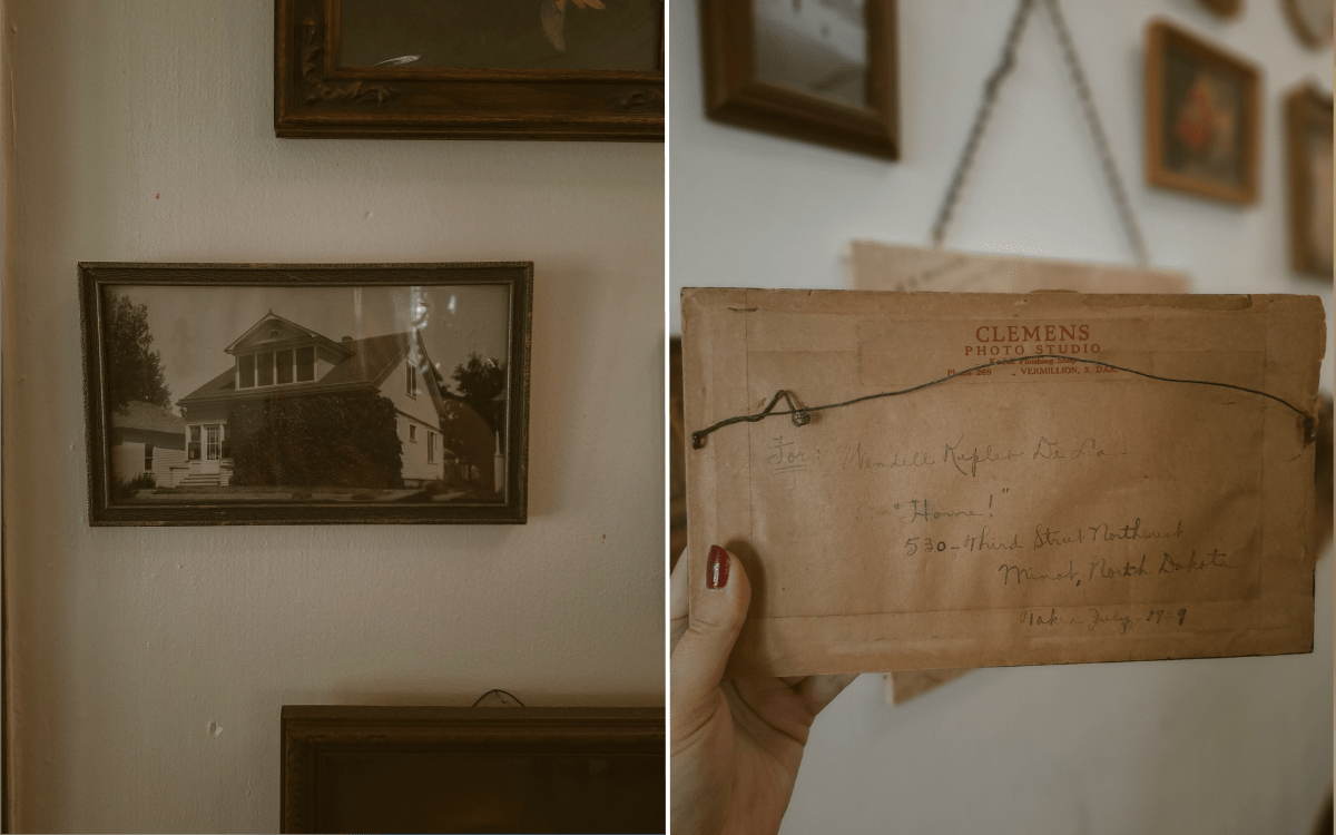 Woman Thrifts Picture of Old House, Tears When She Looks Up Address Now