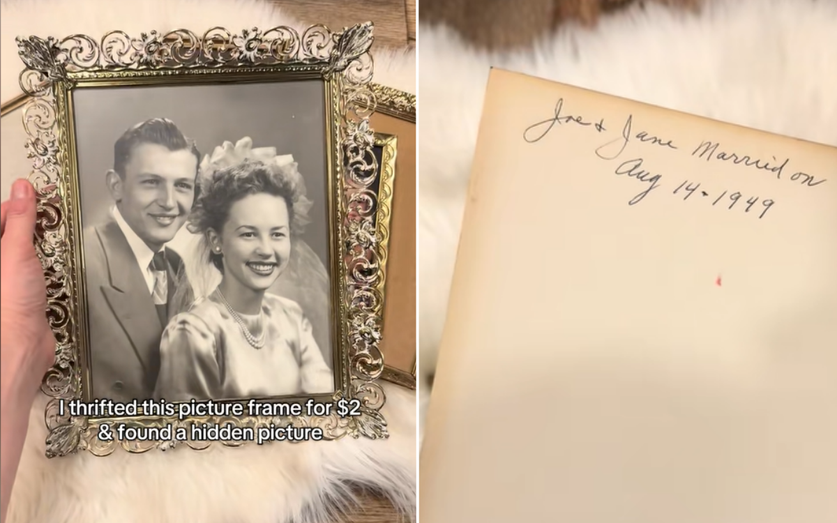 Woman Thrifts Picture Frame—What Was Hidden Behind Photo Changes Everything