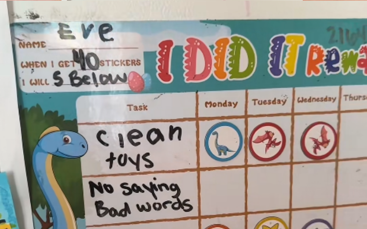 6-Year-Old Girl Finds Ingenious 'Loophole' in Mom's Daily Rewards Chart