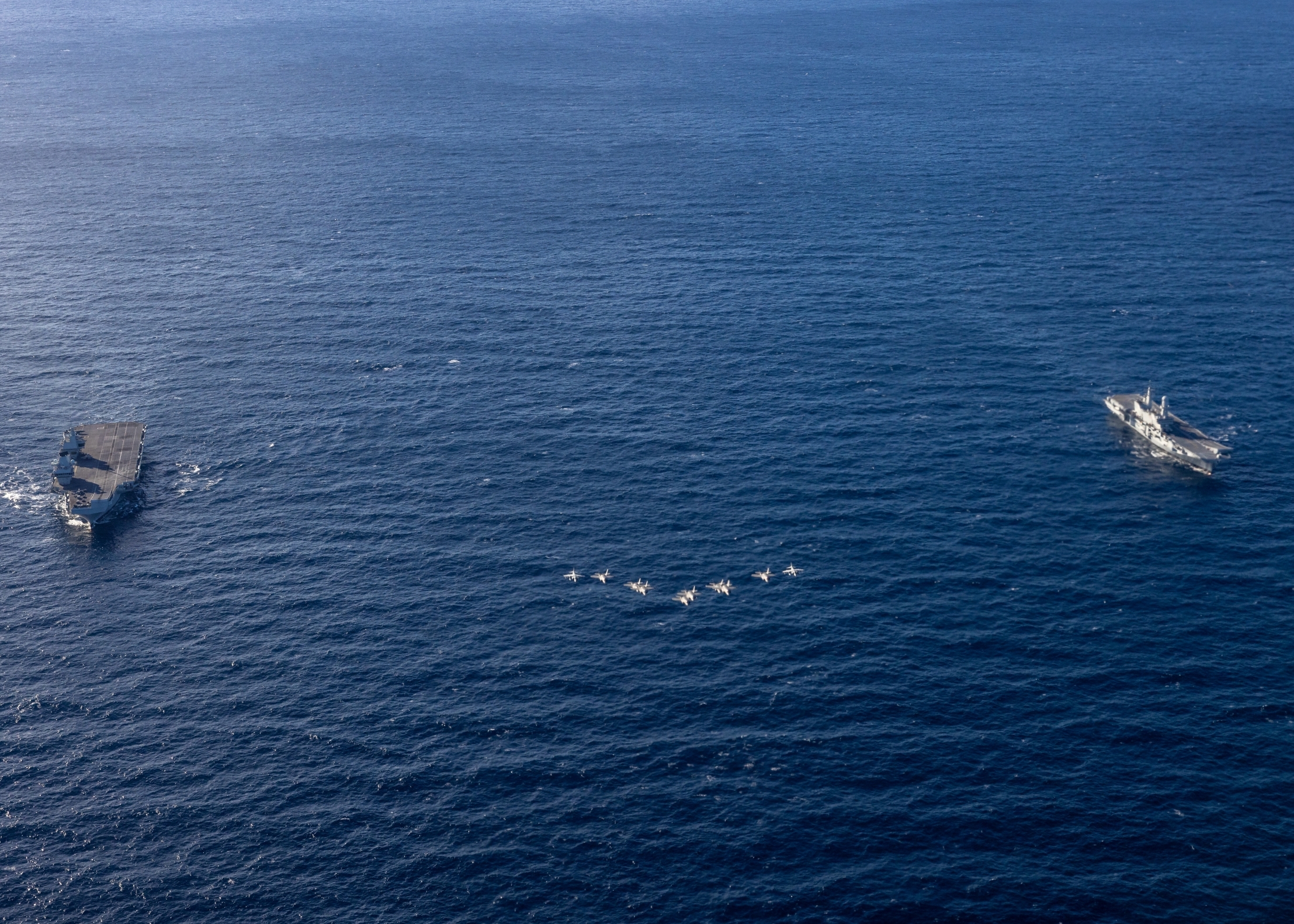 NATO Stages Double Aircraft Carrier Drills Without US Navy