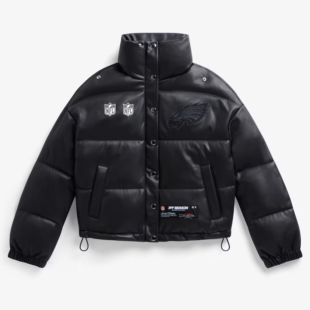 新品未使用 AFGK/LOGO PUFFER LEATHER JACKET S 新品未使用 AFGK⁄LOGO 