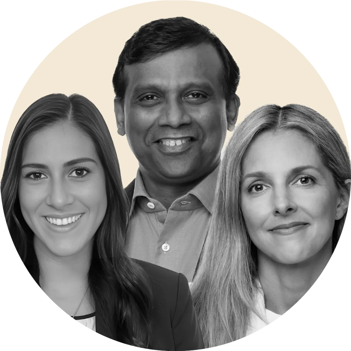 Ravi Kumar S, Andreea Roberts and Simone Crymes