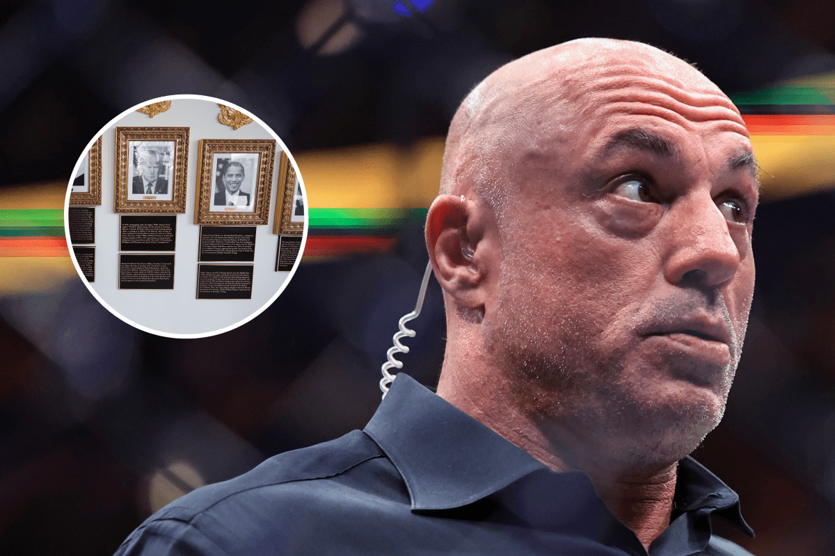 Joe Rogan Critiques Trump's Controversial White House Plaques