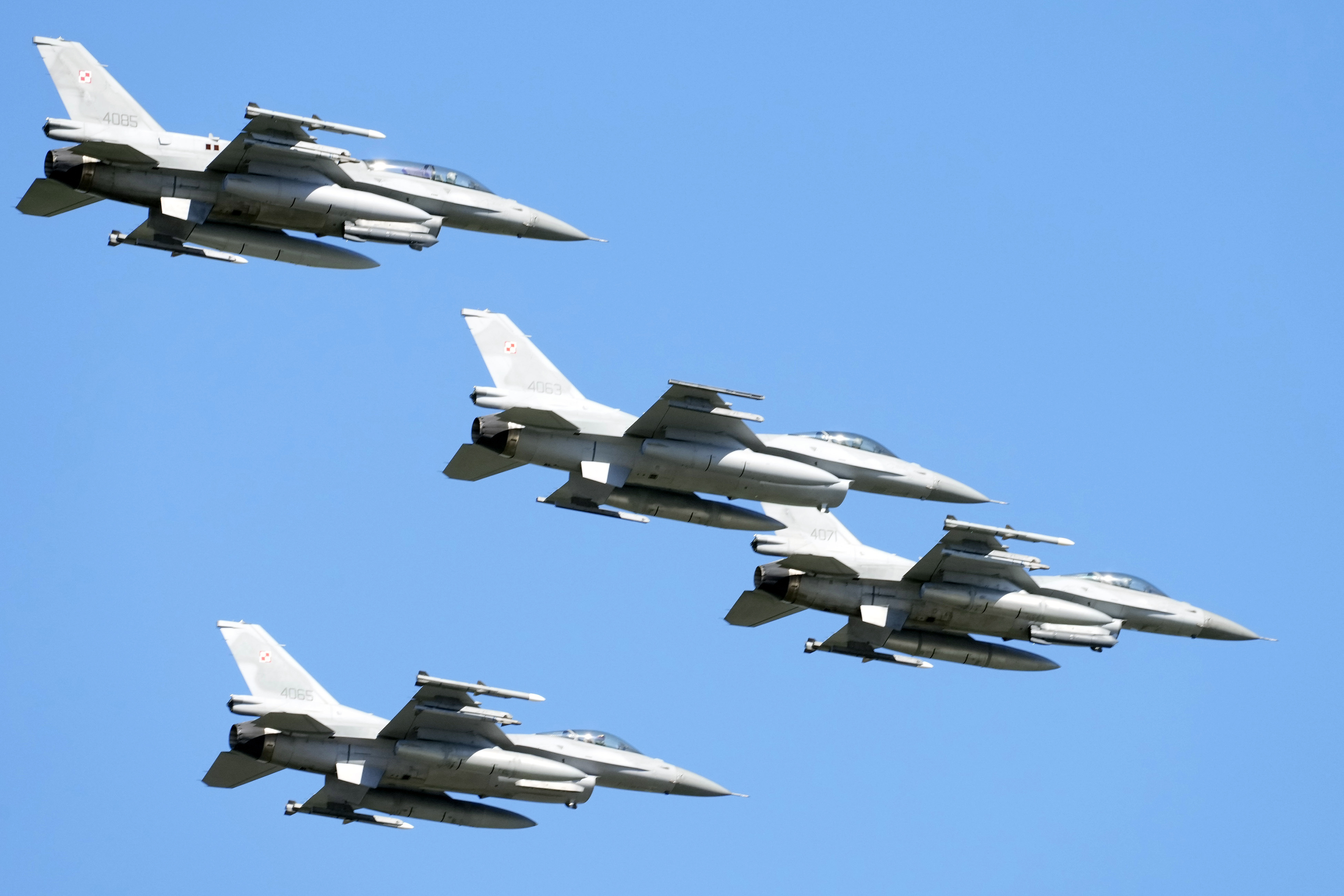 NATO Scrambles Fighter Jets After Long-Range Russian Aerial Attacks