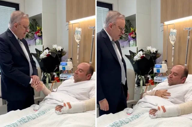 Australian prime minister Anthony Albanese’s meeting with the Bondi beach hero Ahmed al-Ahmed