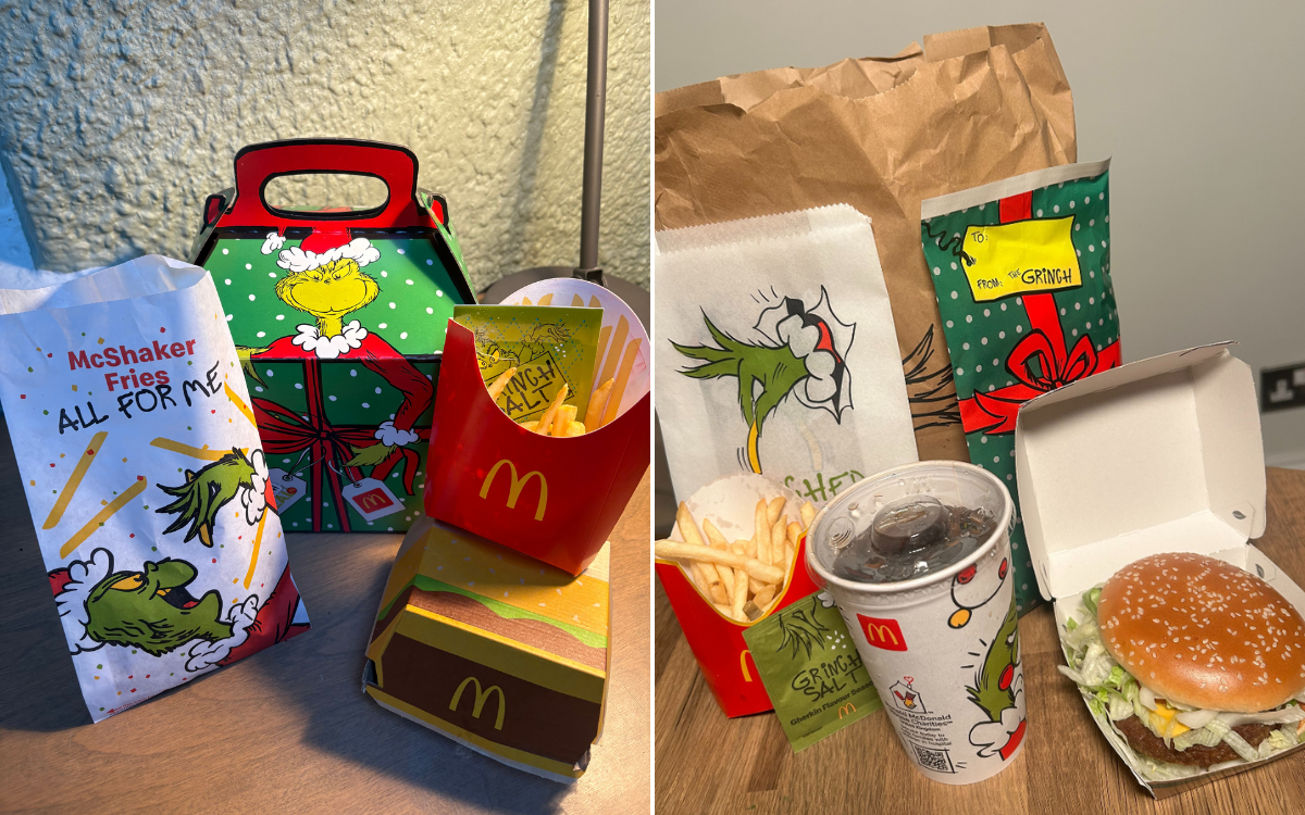 McDonald’s Grinch Meals—How Does the US vs UK Compare? We Found Out