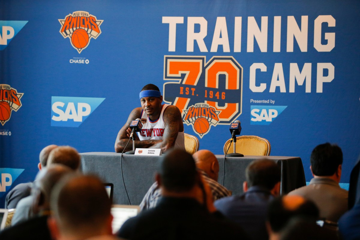 Carmelo Anthony Reveals Move Knicks Should Have Made to Win Title in His Era