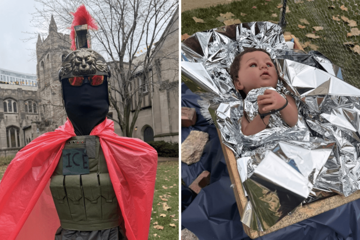 Church Displays Nativity Scenes Reflecting Immigration Crisis, Stirring Controversy