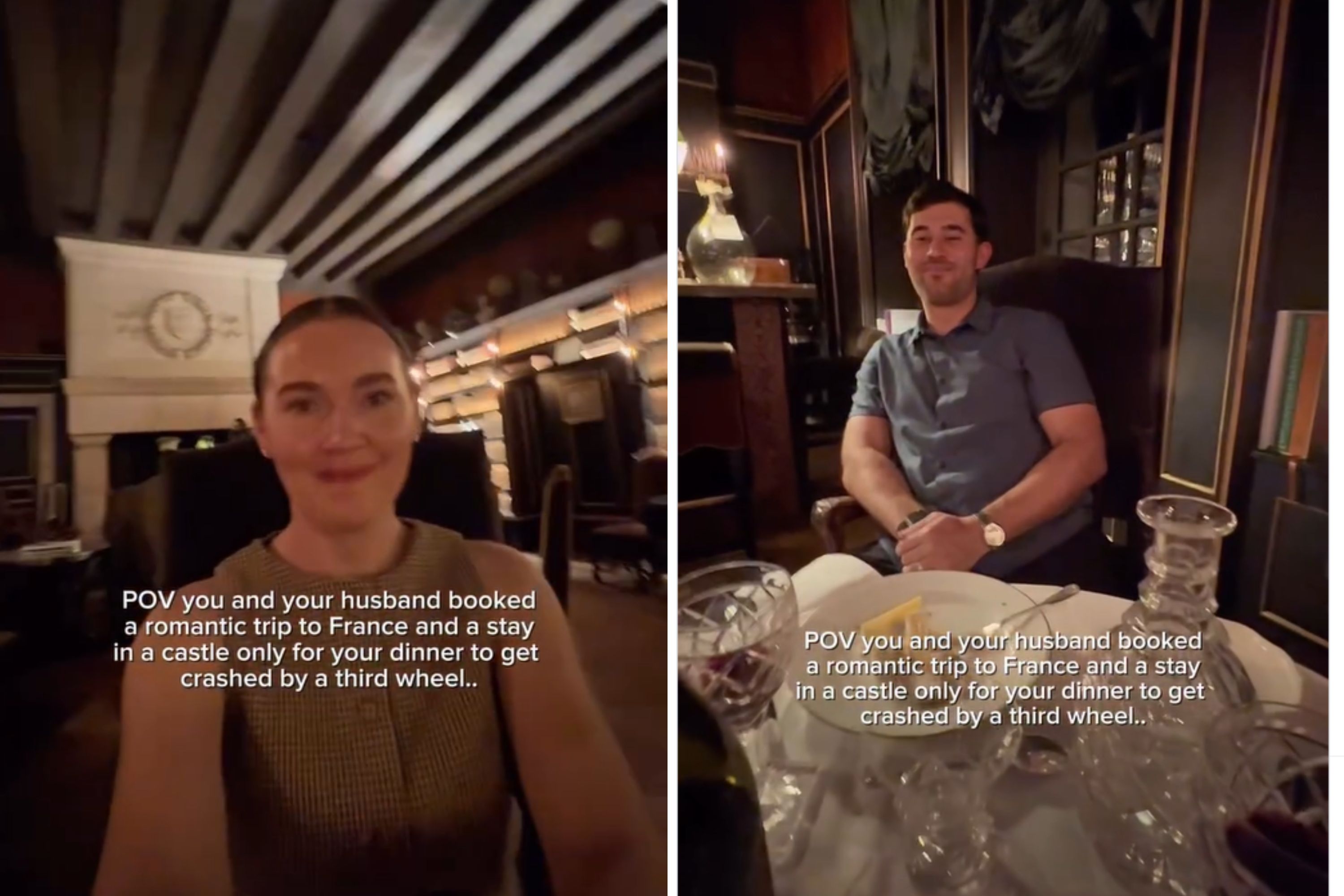 Couple Books Romantic Getaway in Castle—Not Prepared for Who Crashes Dinner