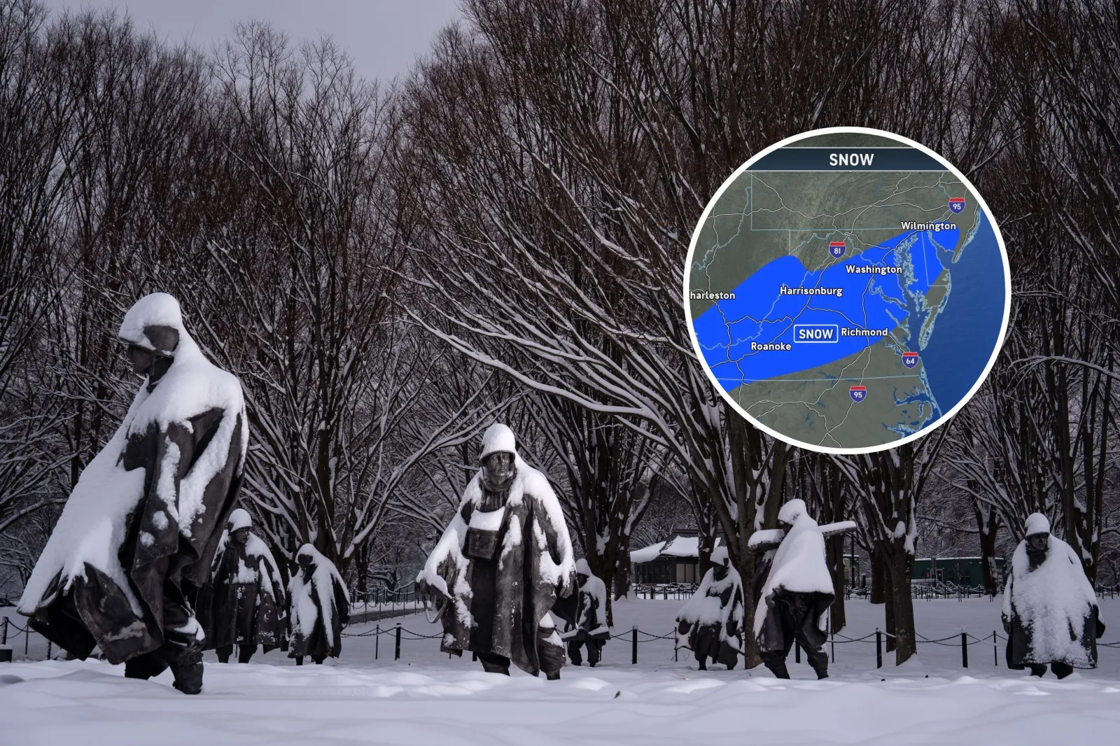 Winter Storm Map Shows Where Snow Could Fall This Week - Newsweek