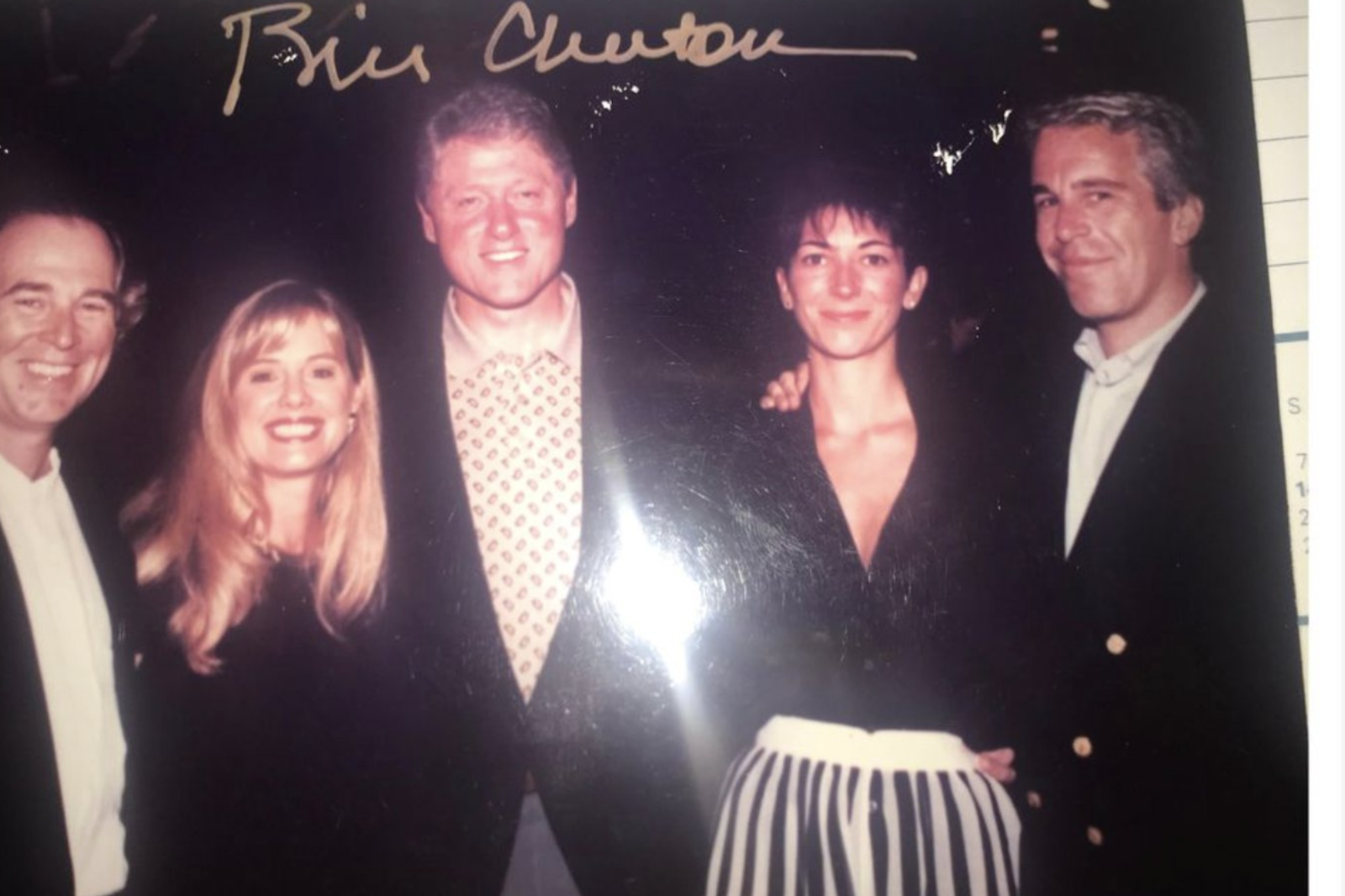 newsweek.com - Jesus Mesa - Bill Clinton pictured with Epstein, Maxwell in latest House photos release
