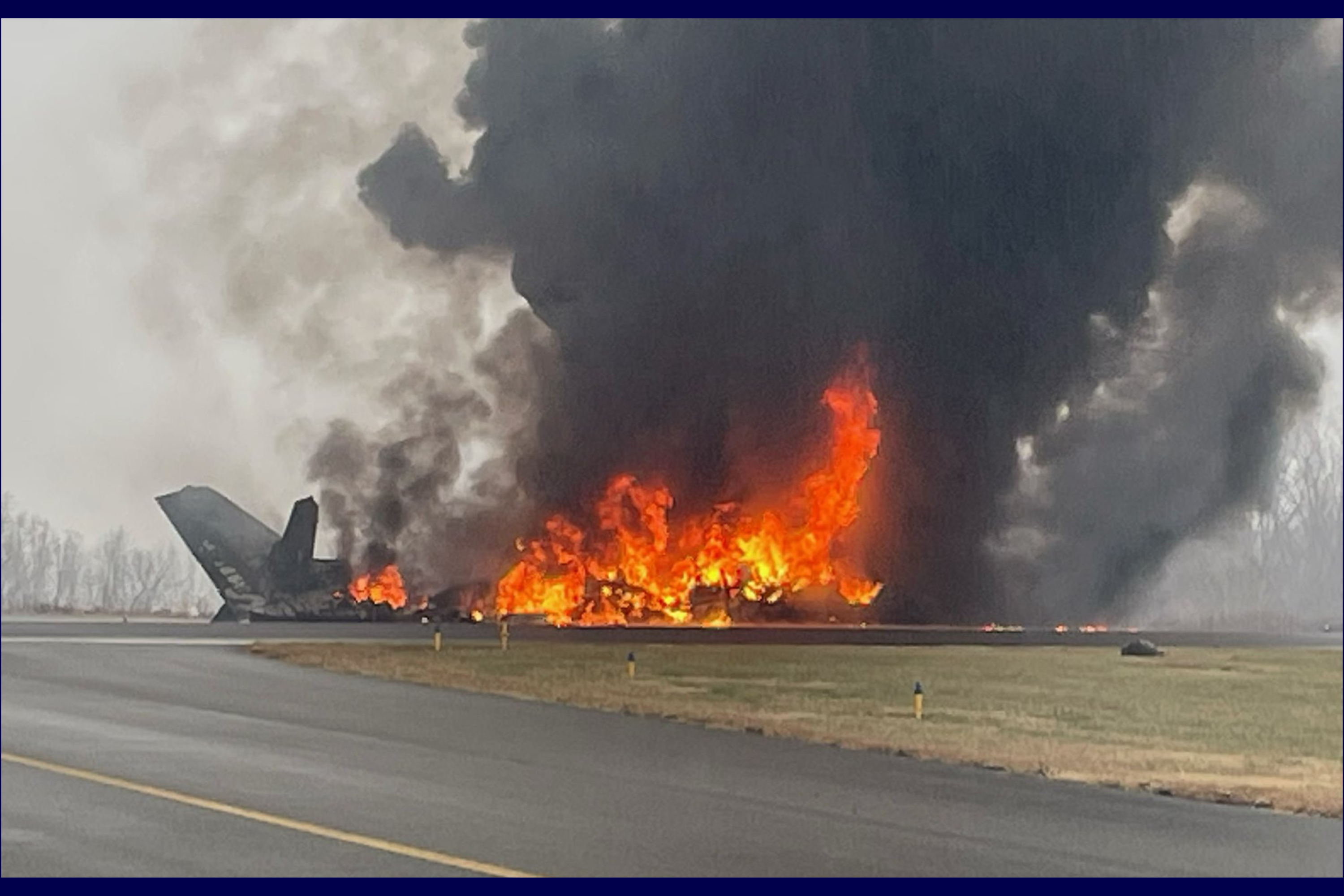 Video Shows Private Plane Ablaze After North Carolina Crash
