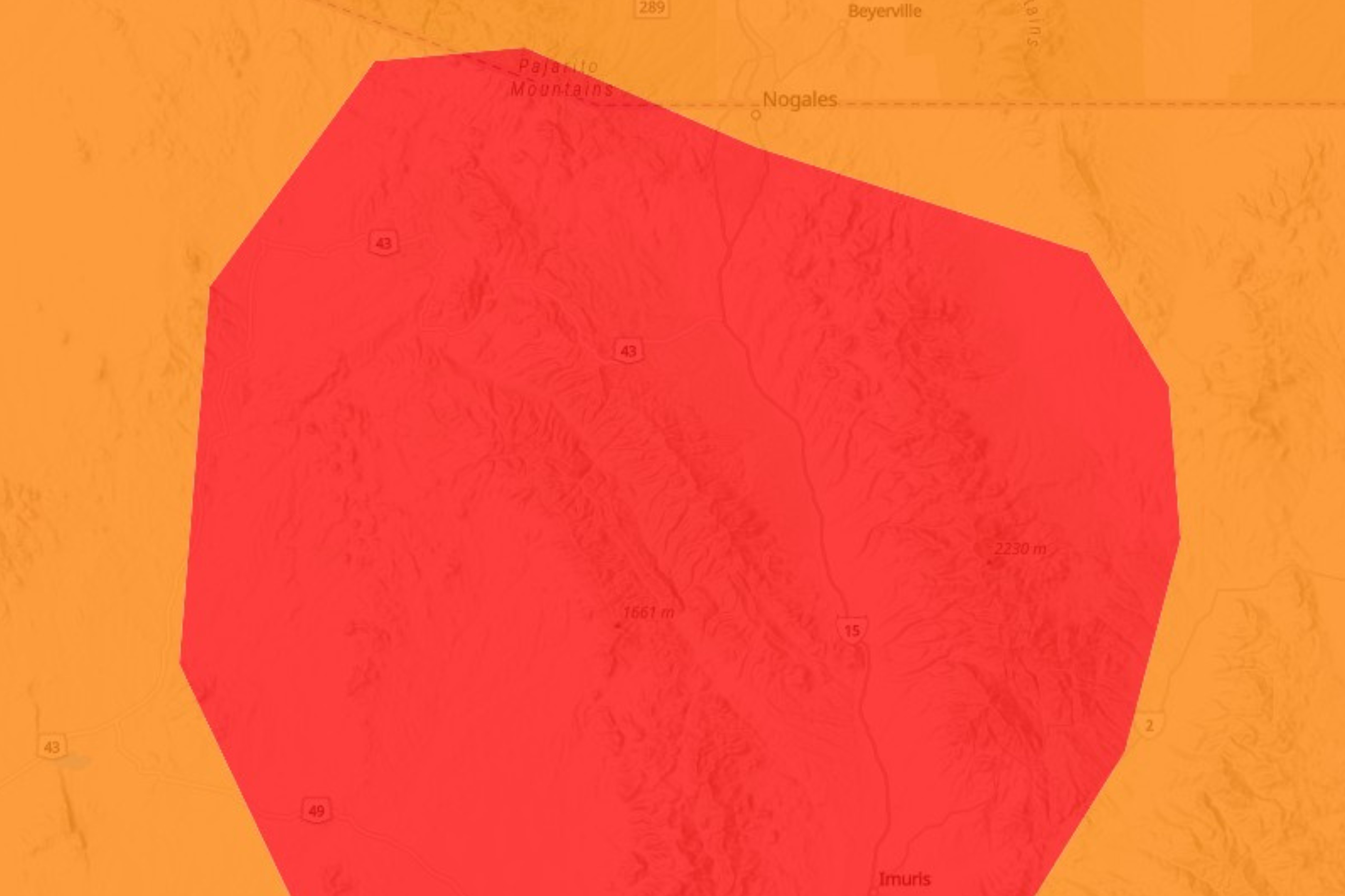 Thousands Urged To Stay Inside in Arizona, Mexico—'Unhealthy'