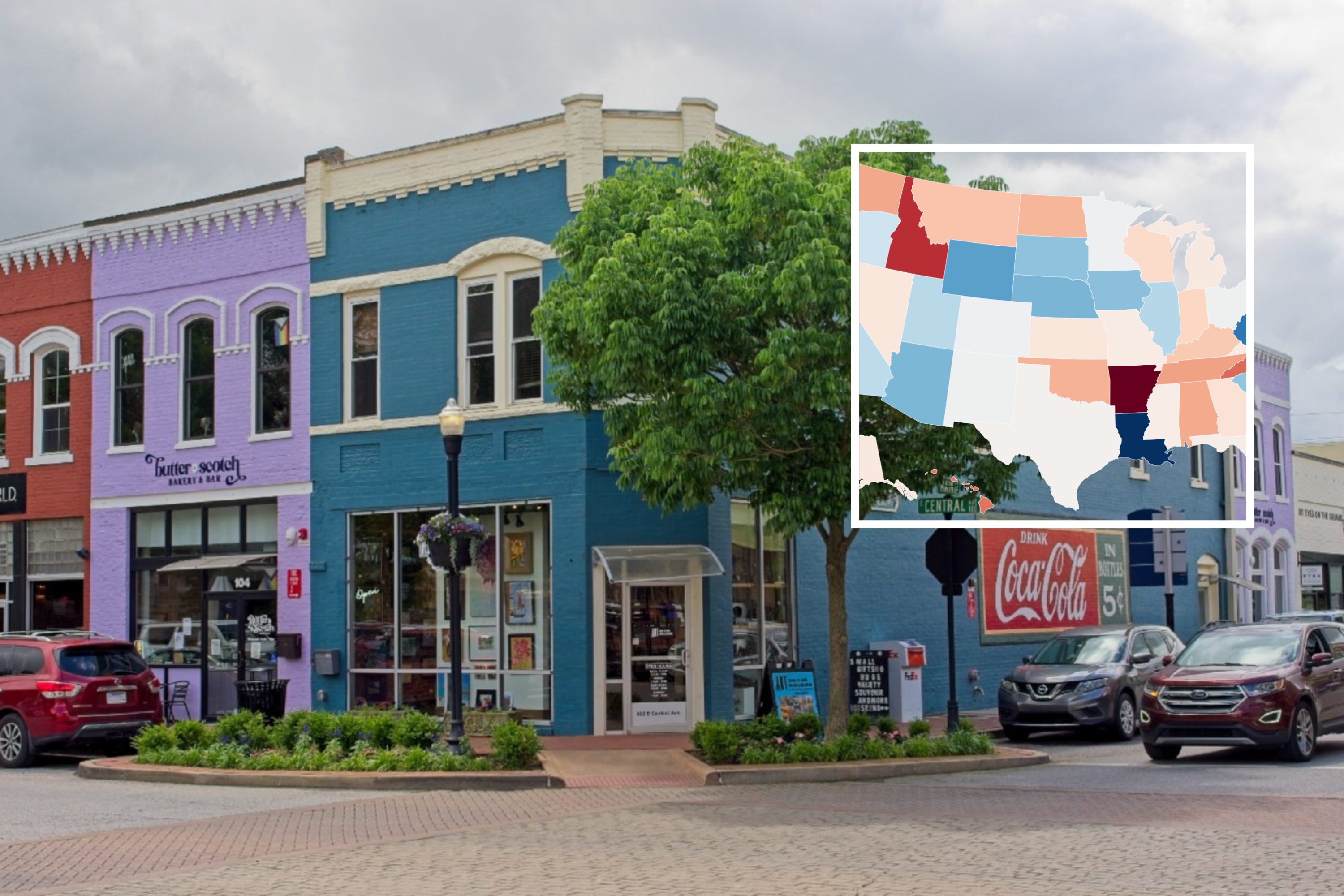 Map Shows States Americans Most Moved to—and From—in 2025