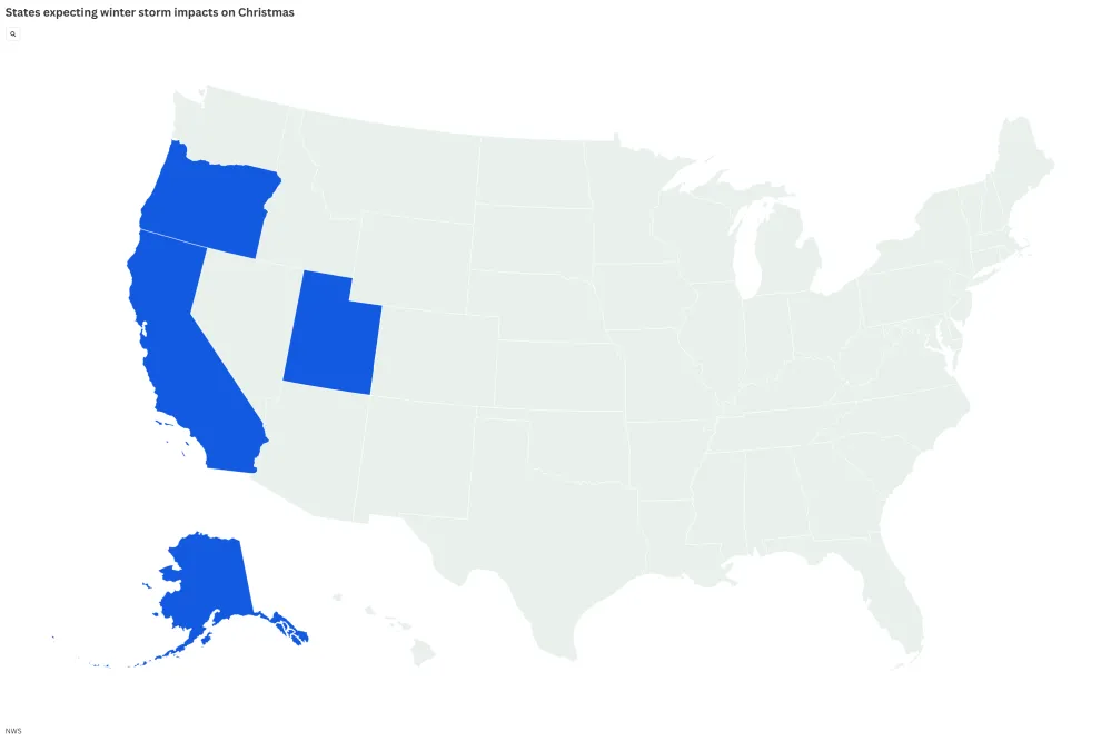 Winter Storm Map Shows States Possibly Getting Hit by Snow for ...
