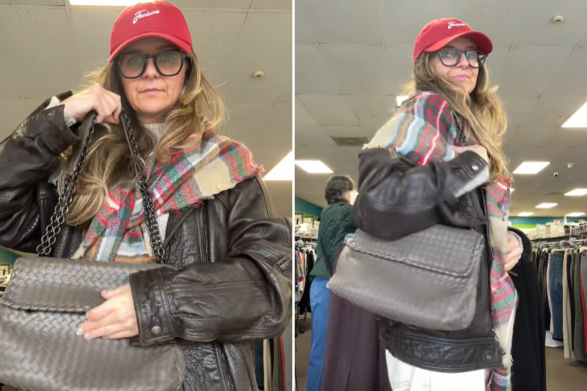 Woman Finds Bottega Dupe at Thrift Store—Then She Takes Closer Look Woman Finds Bottega Dupe at Thrift Store—Then She Takes Closer Look