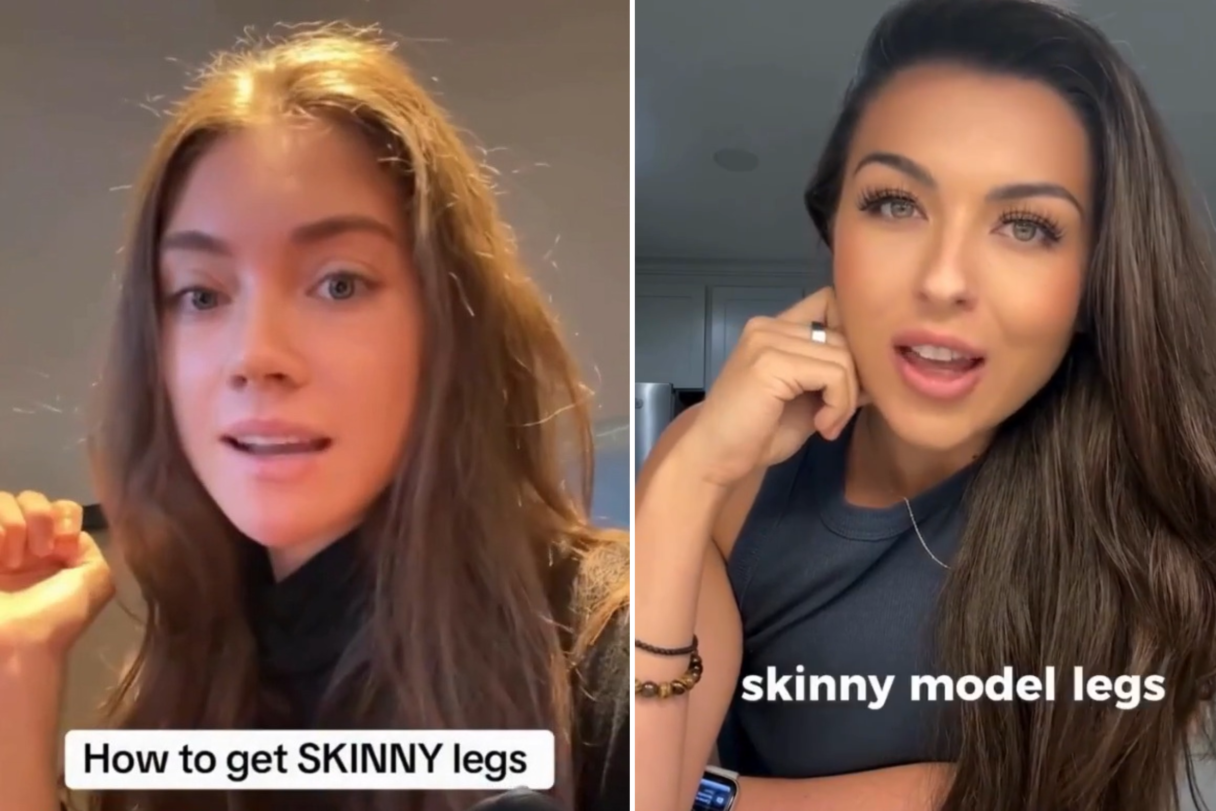 Fitness Trainer Warns Women Could Get Sick by Thriving for 'Skinny Legs'