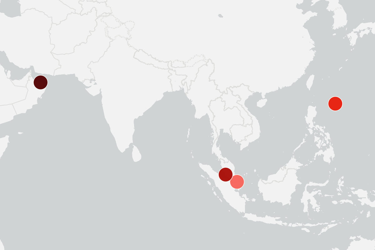 Map Tracks Chinese Navy Across Indo-Pacific