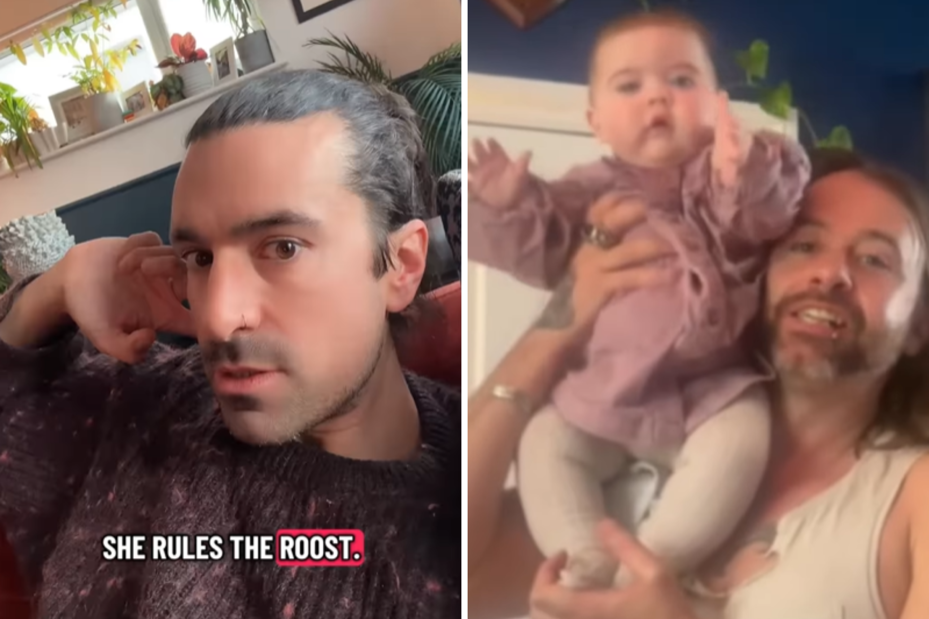 Dad Can't Understand Why Toddler 'Rules the Roost,' Then Sees Old Video