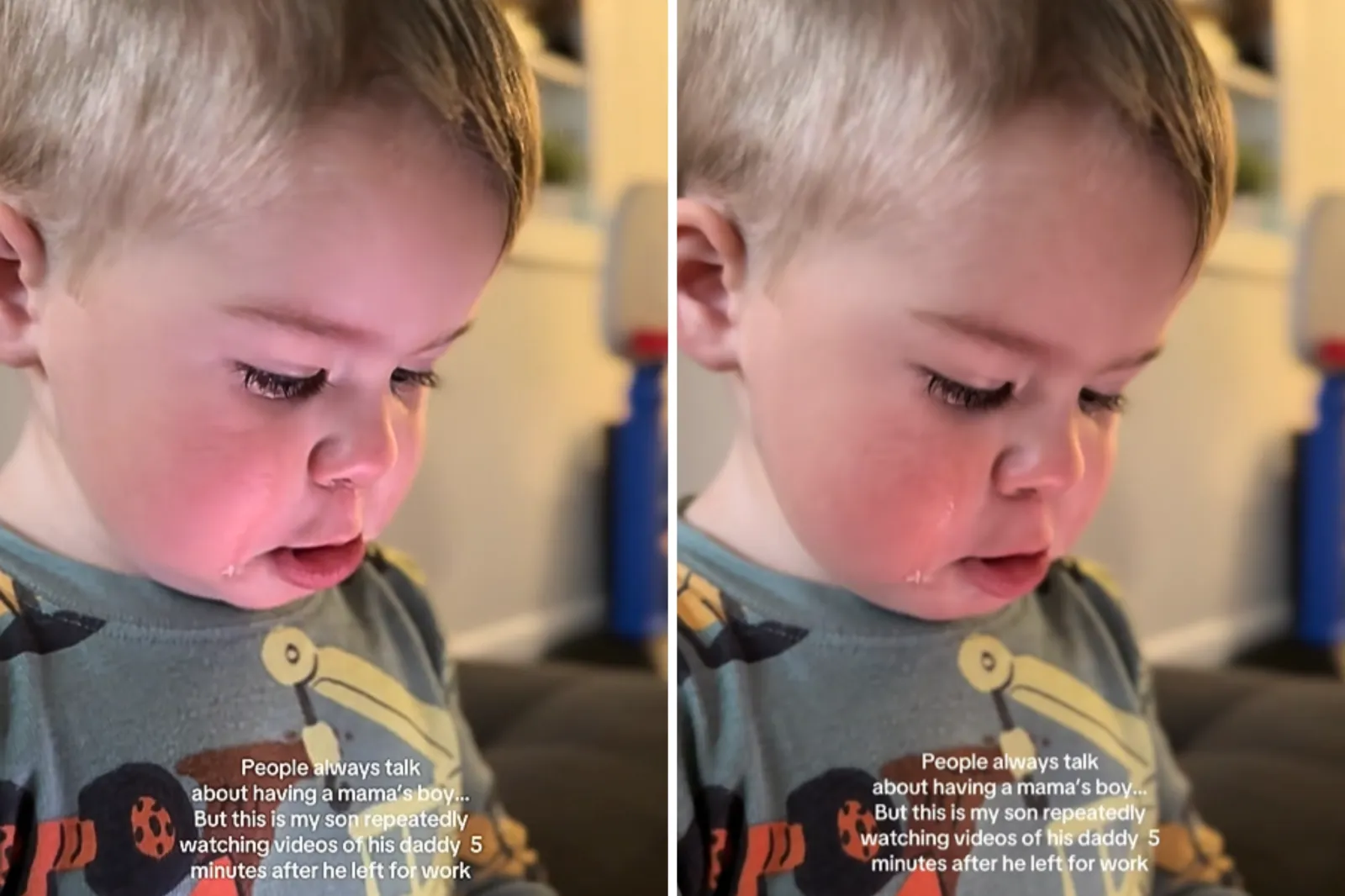 Dad Leaves for Work, What Toddler Does 5 Minutes Later Breaks Mom’s Heart