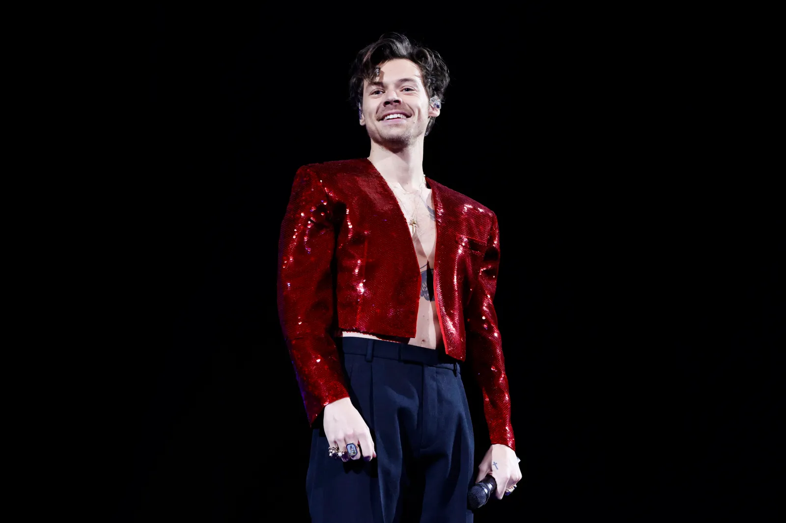 Harry Styles performs