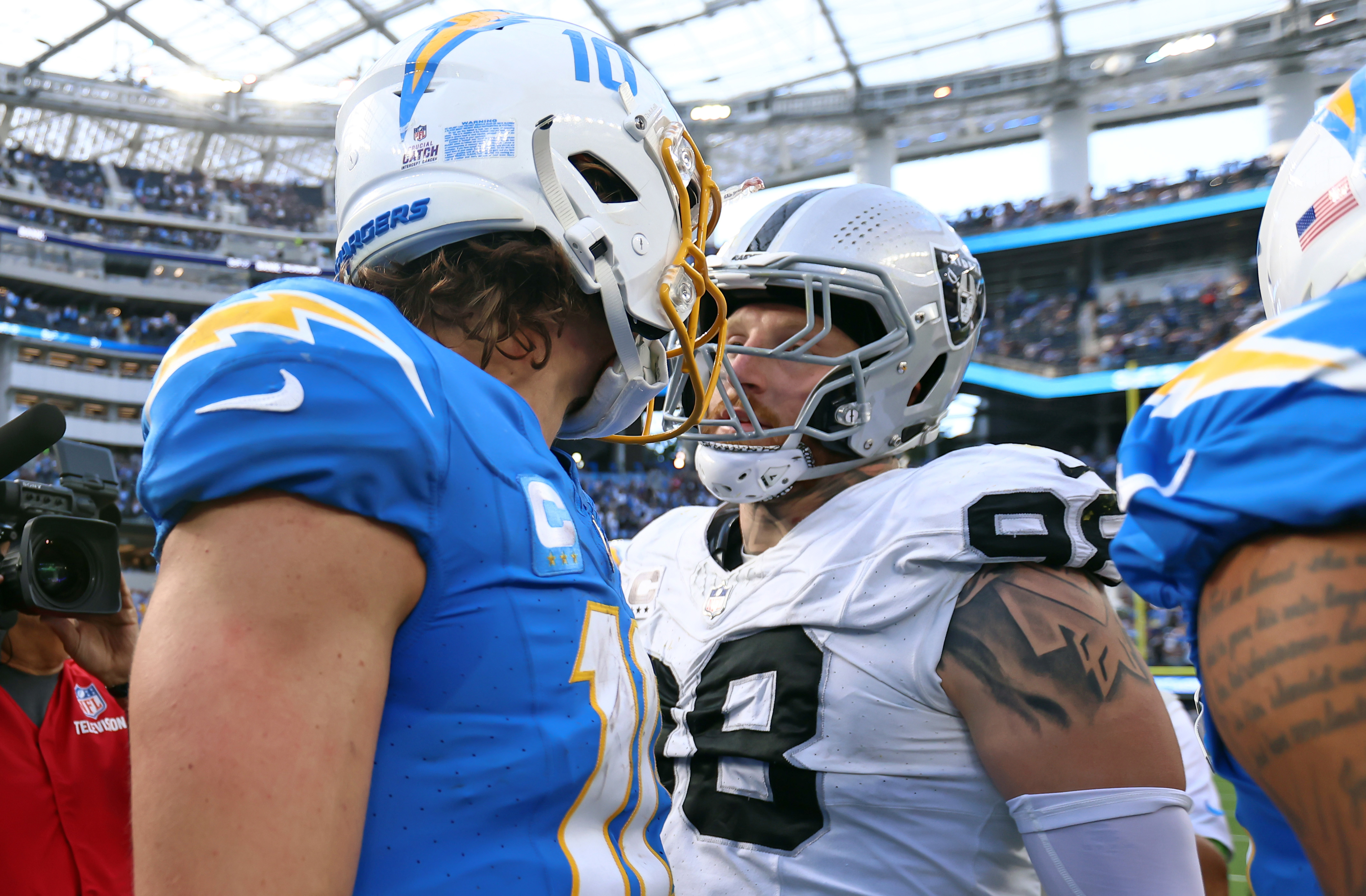 NFL Reaches Punishment Decision After Justin Herbert-Maxx Crosby Incident