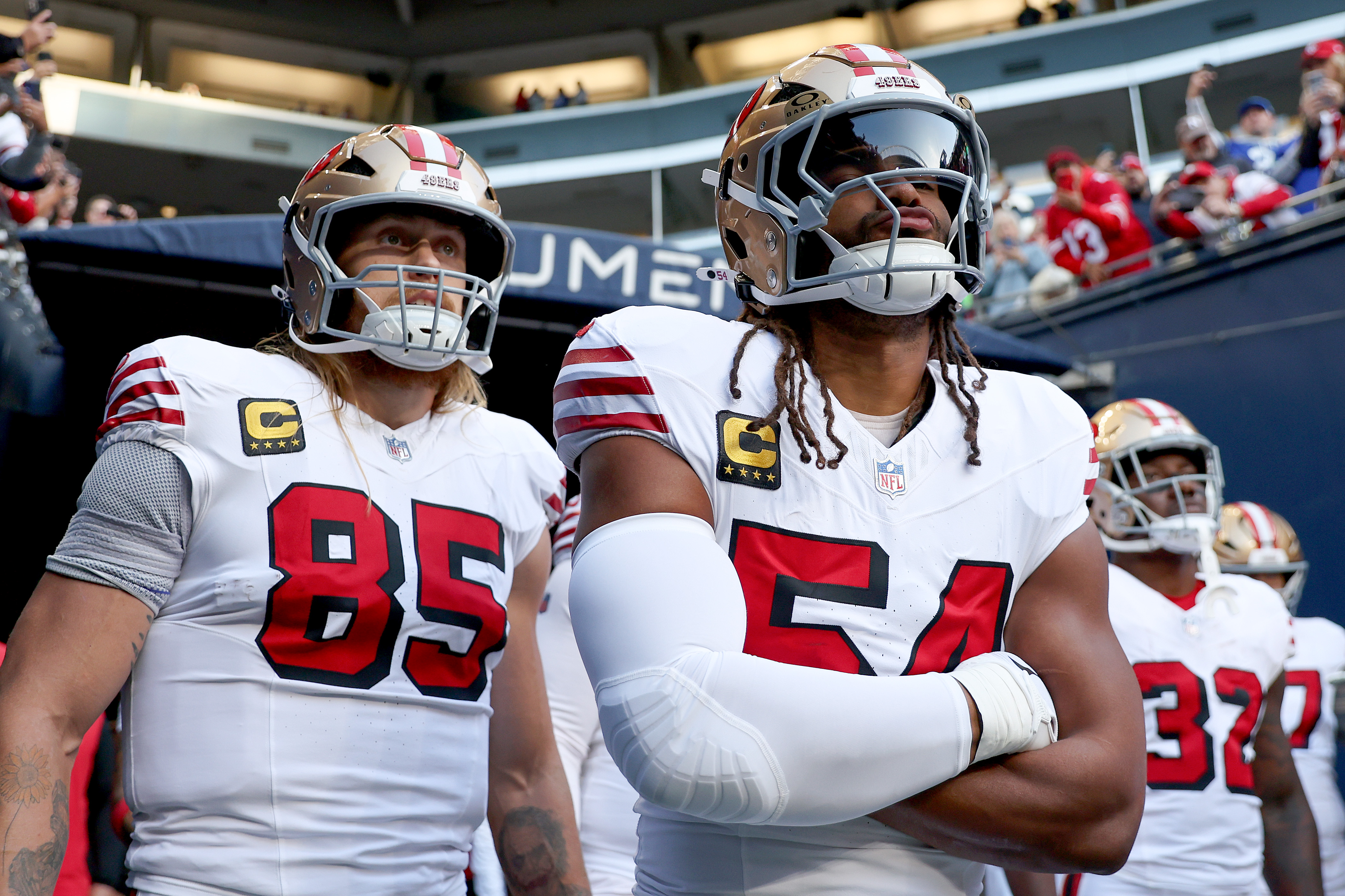 49ers Receive Major George Kittle and Fred Warner Injury News