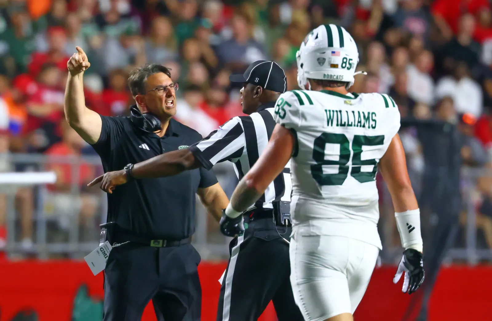 Ohio Bobcats head coach Brian Smith