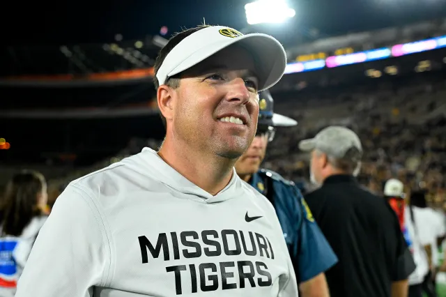 Missouri head coach Eli Drinkwitz