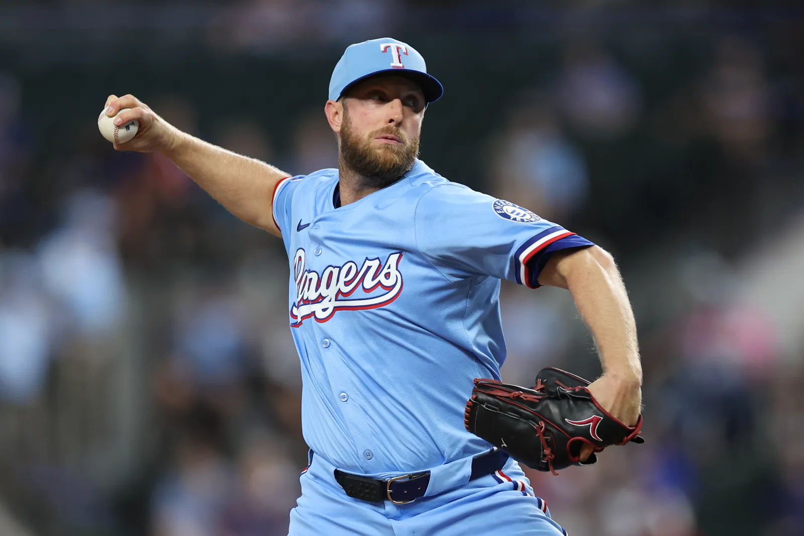 Texas Rangers pitcher Merrill Kelly