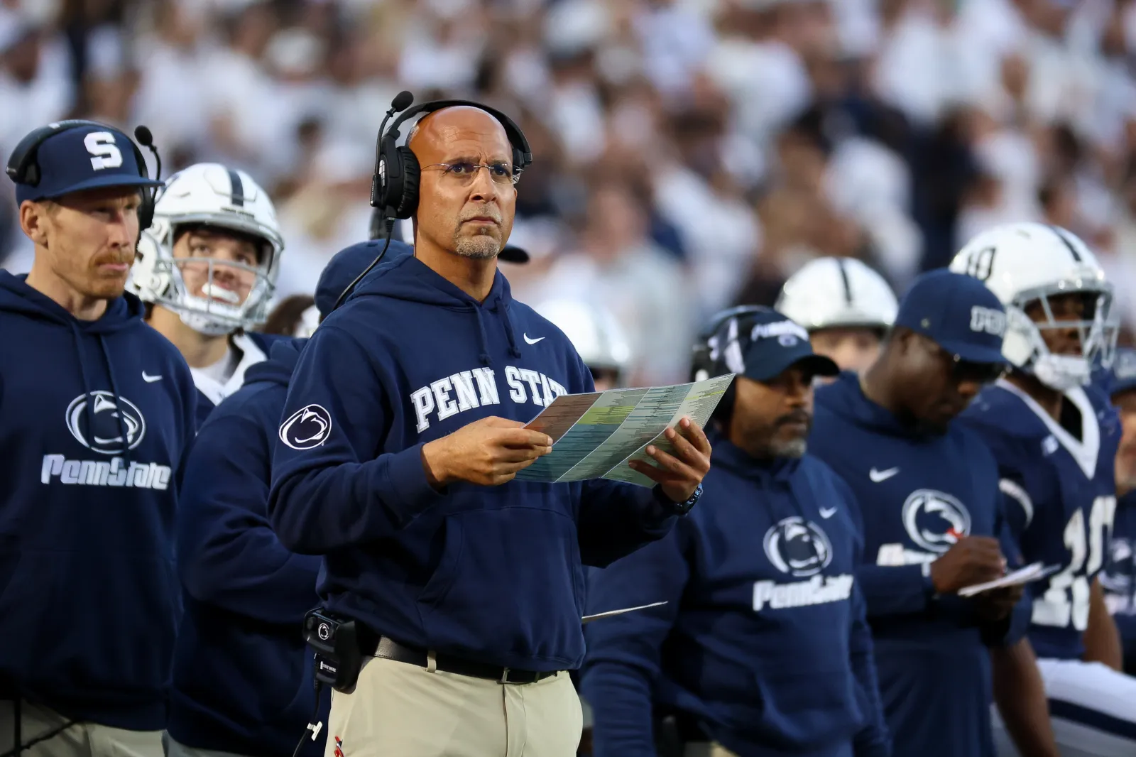 Former head Coach James Franklin of the Penn State Nittany Lions.