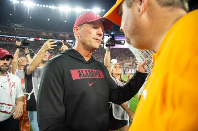 College Football head coach Kalen Deboer of the Alabama Crimson Tide