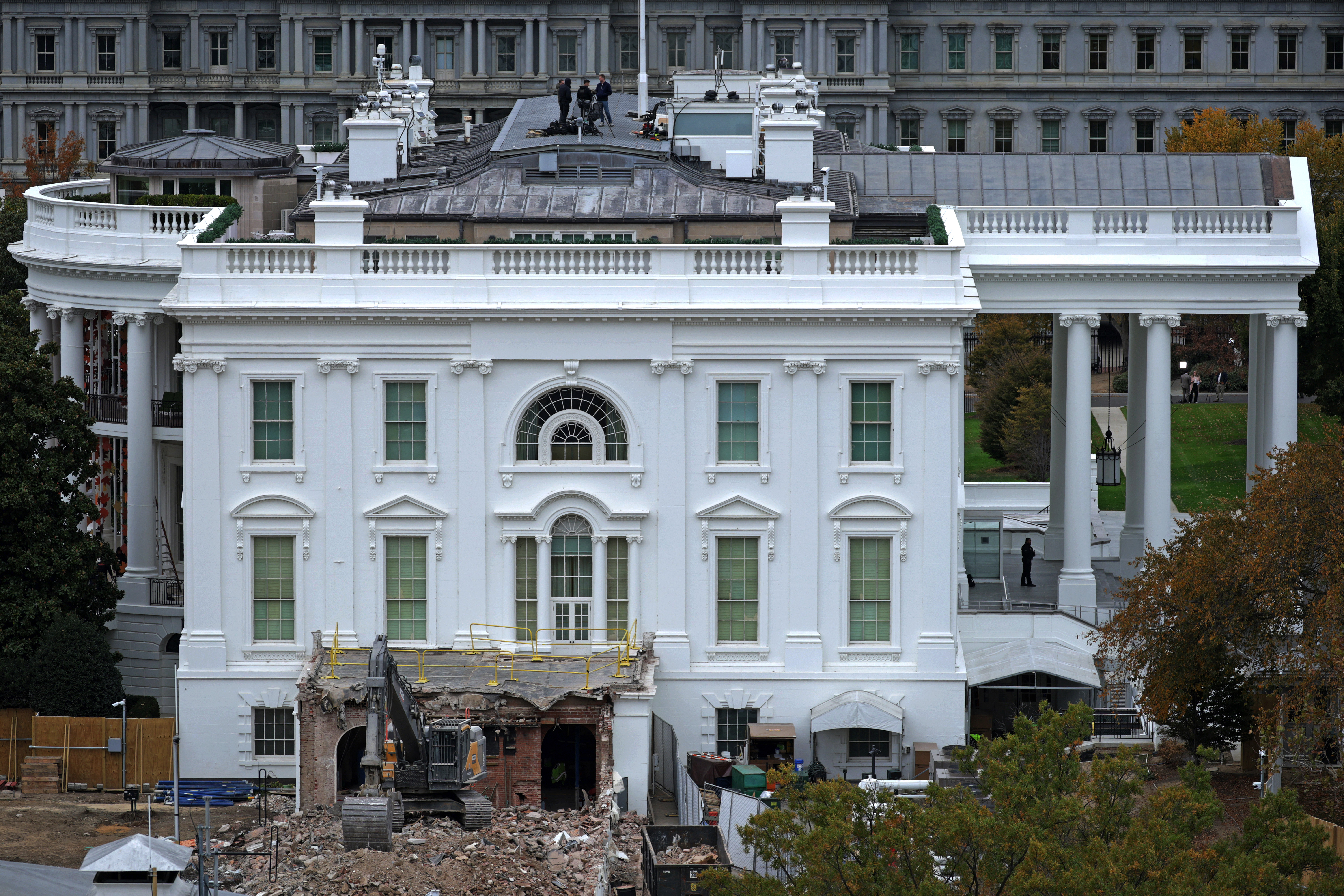 Trump Gives Update on White House Ballroom Renovations