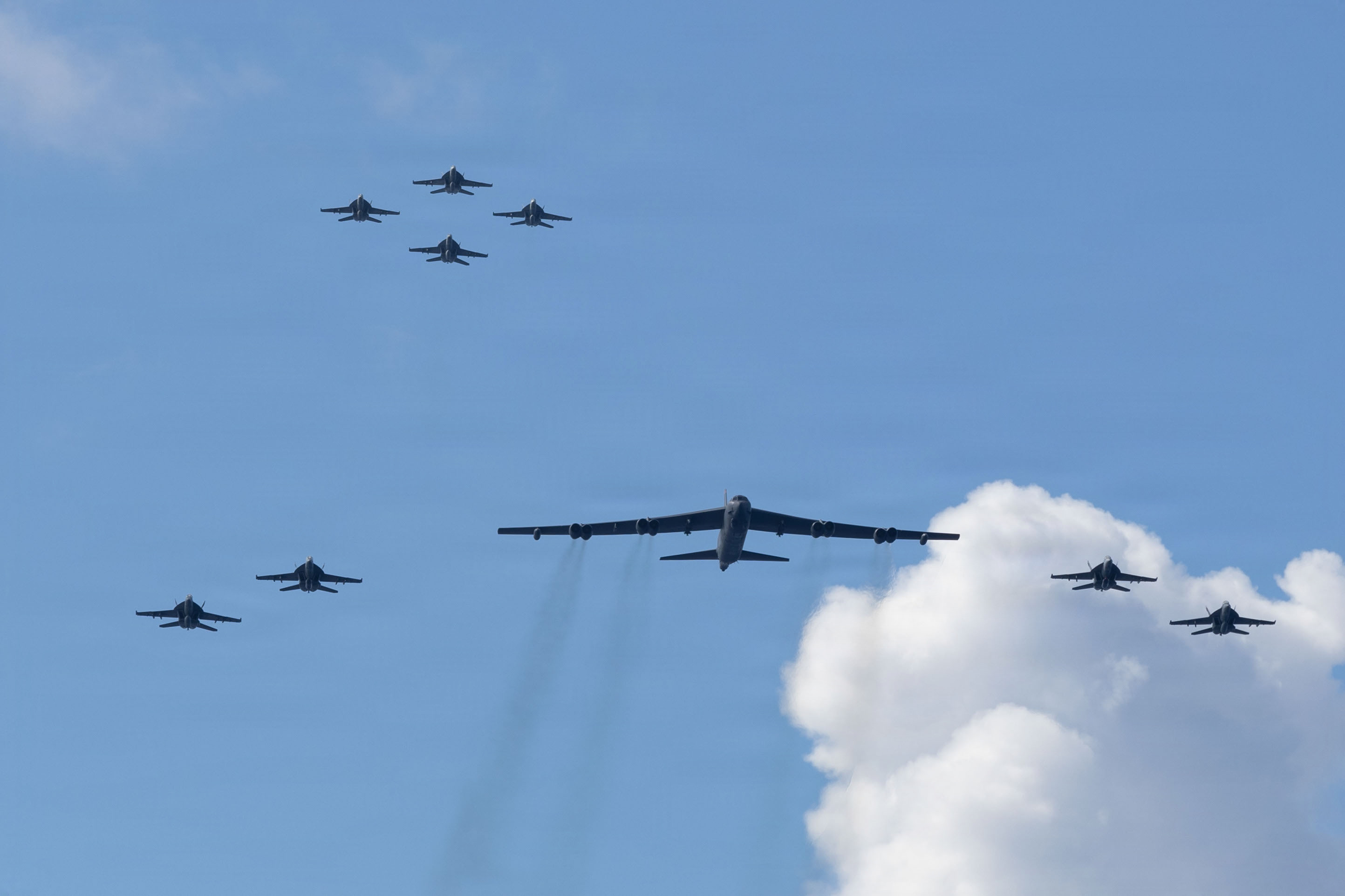 US F/A-18 Jets Fly Into Gulf of Venezuela