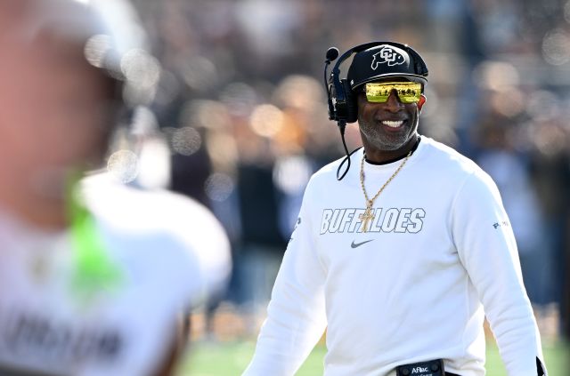 Colorado head football coach Deion Sanders.