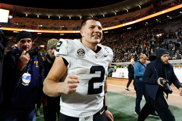 Vanderbilt quarterback Diego Pavia.