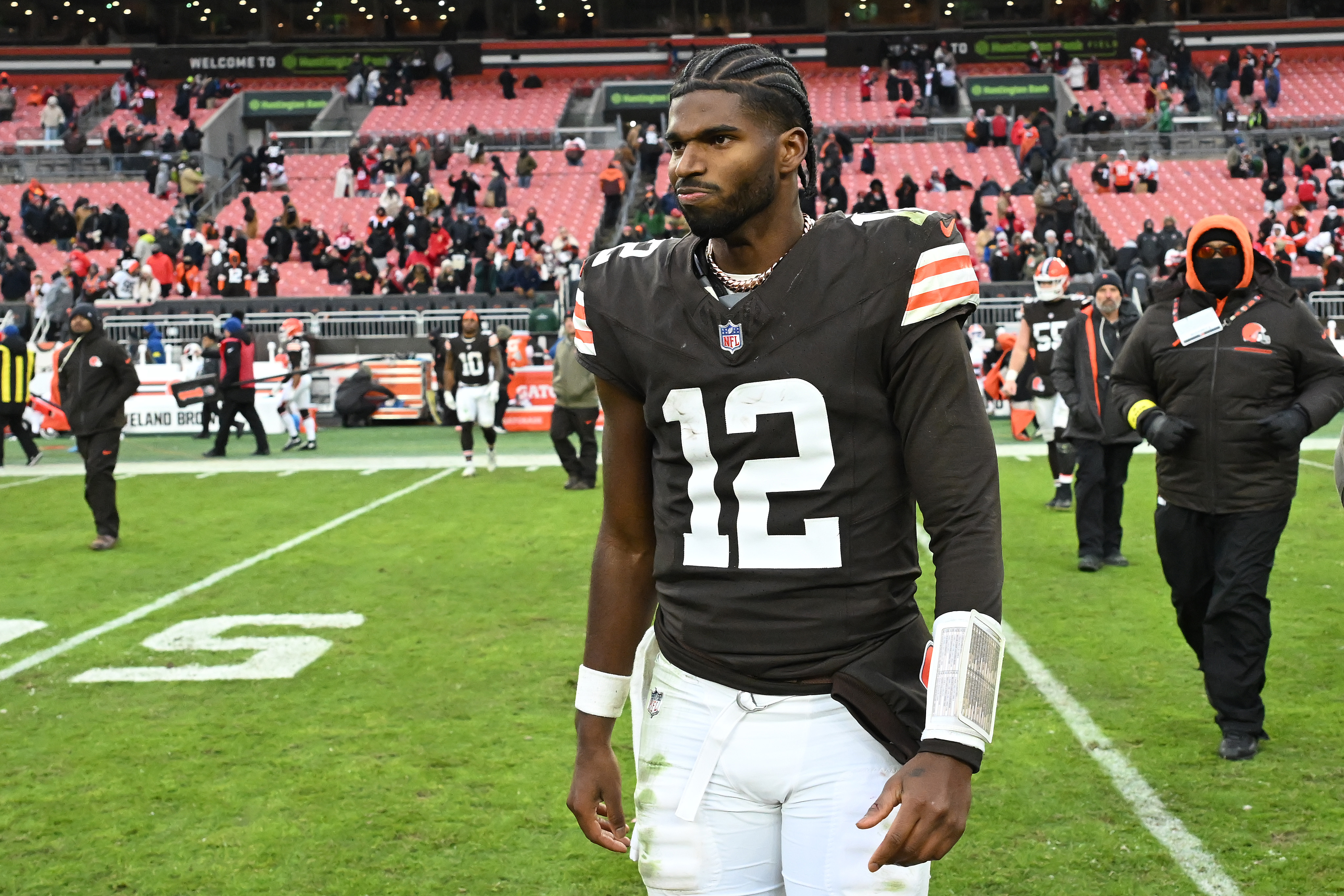 Shedeur Sanders' Sideline Altercation With Browns Teammate Goes Viral