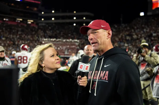 Alabama head coach Kalen DeBoer